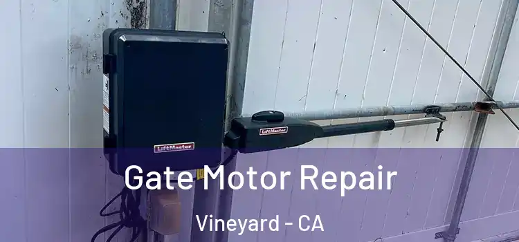  Gate Motor Repair Vineyard - CA